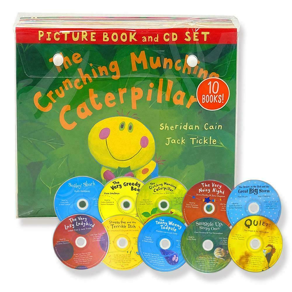 The Crunching Munching Caterpillar and Other Stories Collection (Paperback 10권 + CD 10장)