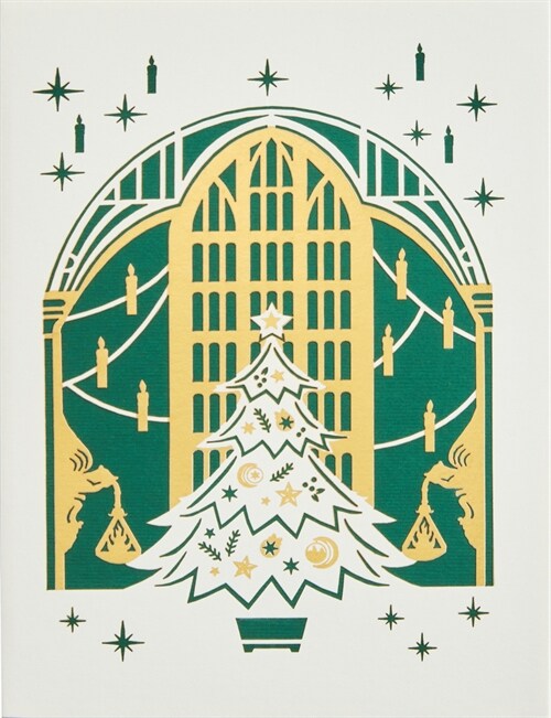 Harry Potter: The Great Hall Holiday Die-Cut Card (Other)
