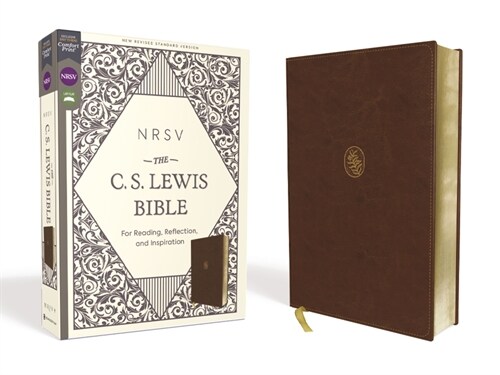 Nrsv, the C. S. Lewis Bible, Leathersoft, Brown, Comfort Print: For Reading, Reflection, and Inspiration (Imitation Leather)