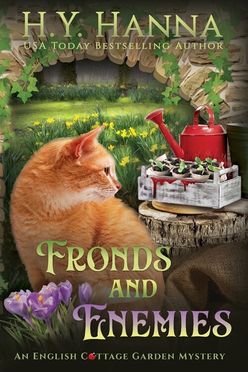 Fronds and Enemies (Large Print): The English Cottage Garden Mysteries - Book 5 (Paperback)