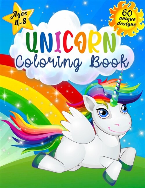 Unicorn Coloring Book for Kids Ages 4-8: Perfect Unicorn Activity Book for Kids and Girls, Wonderful Unicorn Gift Book for Little Girls and Toddlers w (Paperback)