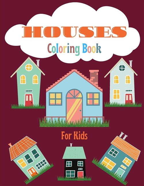 Houses Coloring Book (Paperback)