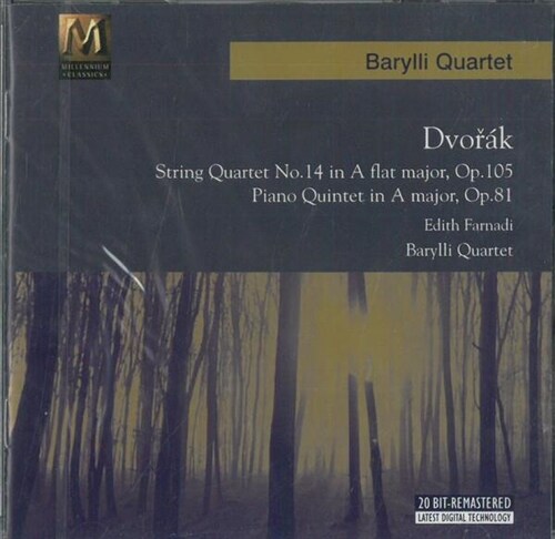 [중고] Dvořák*,  Edith Farnadi,  Barylli Quartet  ‎– String Quartet No. 14 in A Flat Major
