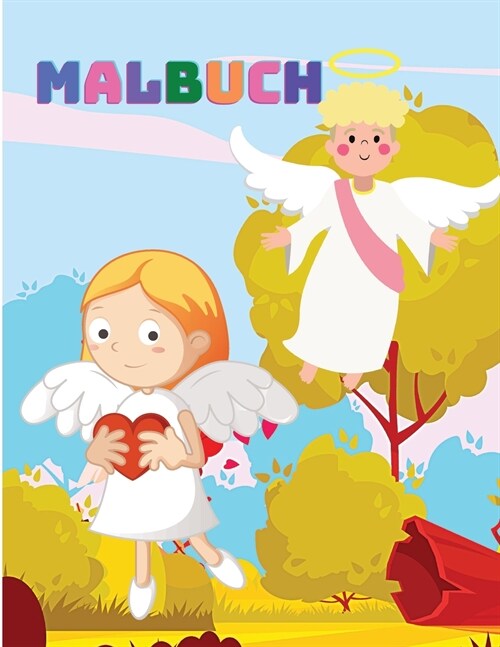 Kinder Zeit: Engel-Malbuch f? Kinder (Paperback)