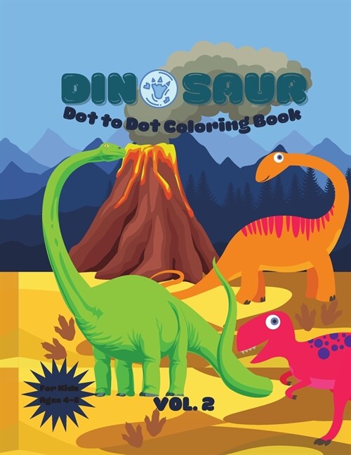 Dino World: Coloring Book for Kids Vol. 2 (Paperback)