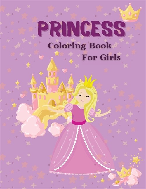 Princess: Coloring Book for Girls, Coloring Book with Princess (Paperback)