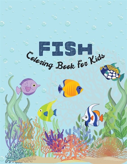 Fish: Coloring Book for Kids (Paperback)