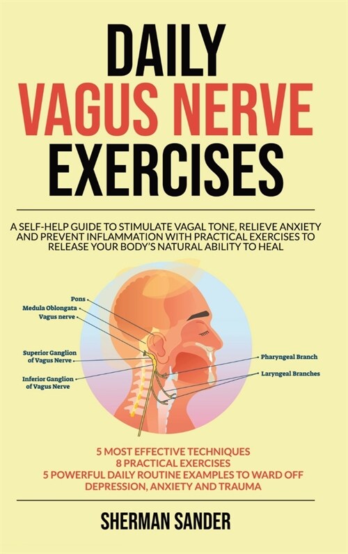 Daily Vagus Nerve Exercises: A Self-Help Guide to Stimulate Vagal Tone, Relieve Anxiety and Prevent Inflammation with Practical Exercises to Releas (Hardcover)