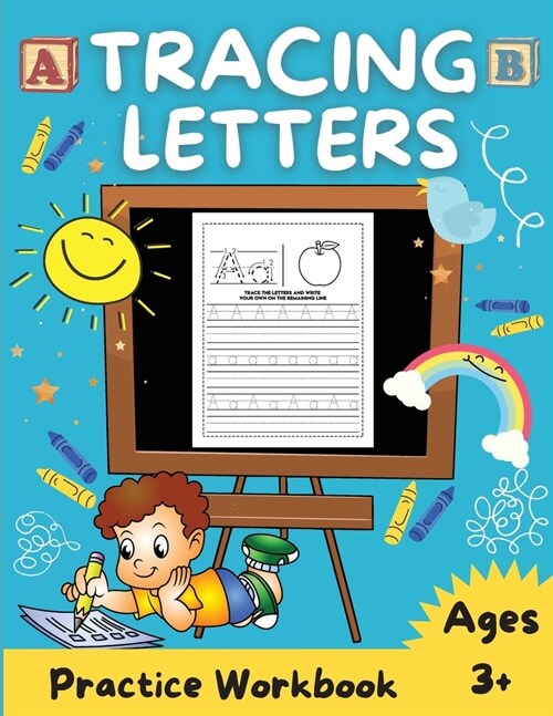 Trace Letters: Amazing Alphabet Handwriting Practice Workbook for Kids - Tracing Activity Book for Preschool-Kidergarten Ages 3-5 - P (Paperback)