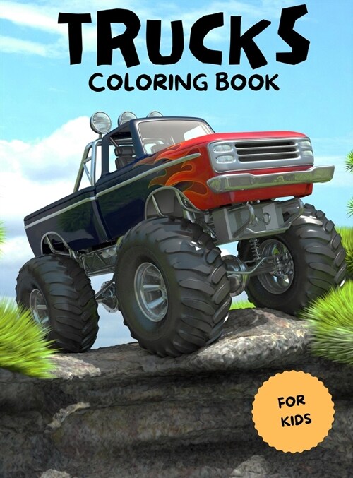 Trucks Coloring Book for Kids (Hardcover)