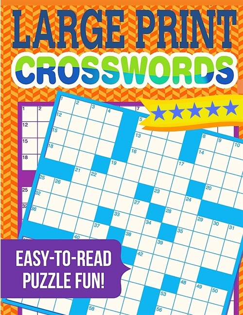 Classic Crossword Puzzles Book - Large Print (Paperback)