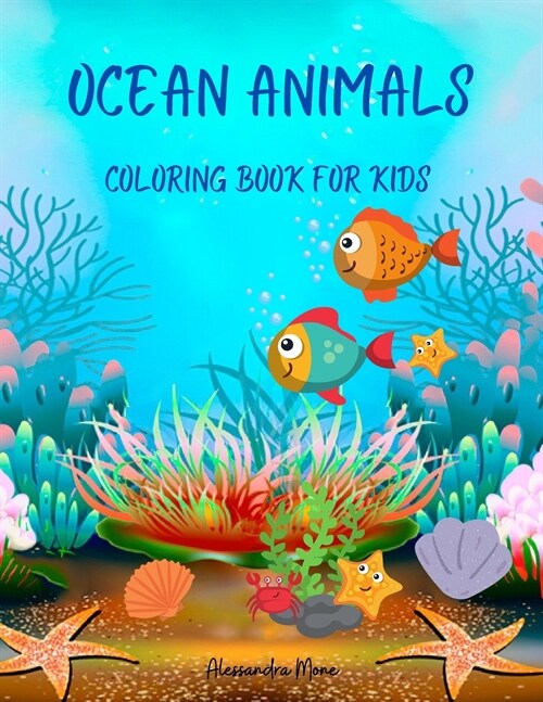 Ocean Animals Coloring Book for Kids (Paperback)