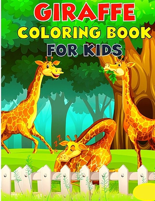 Giraffe Coloring Book for Kids: Activity Book for Girls and Boys (Paperback)