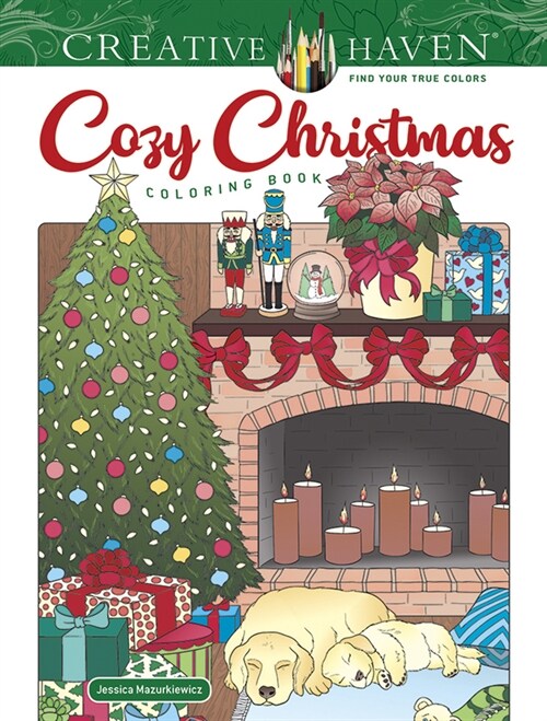 Creative Haven Cozy Christmas Coloring Book (Paperback)