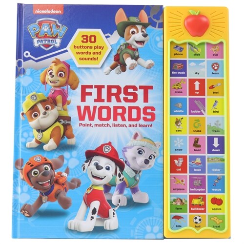 Nickelodeon Paw Patrol: First Words Sound Book (Hardcover)