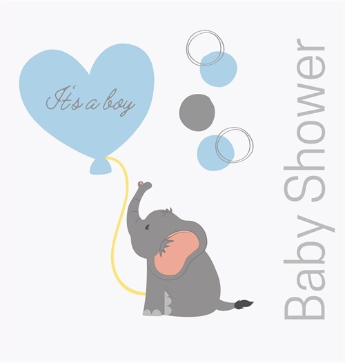 Welcome baby boy, baby shower guest book (Hardback) (Hardcover)