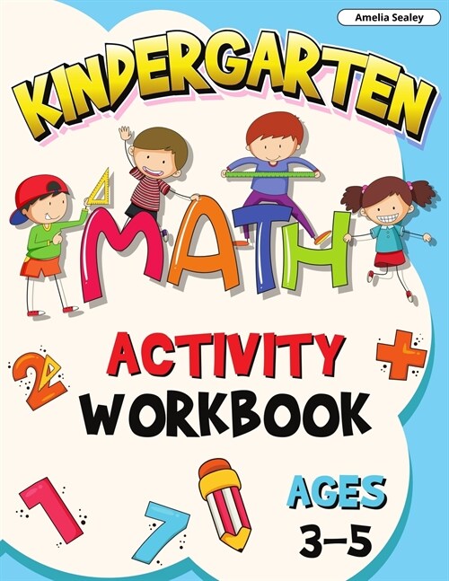 Preschool Math Activity Book Ages 3-5: Math Workbook for Preschoolers, Preschool Math at Home, Preschool Math Workbook (Paperback)