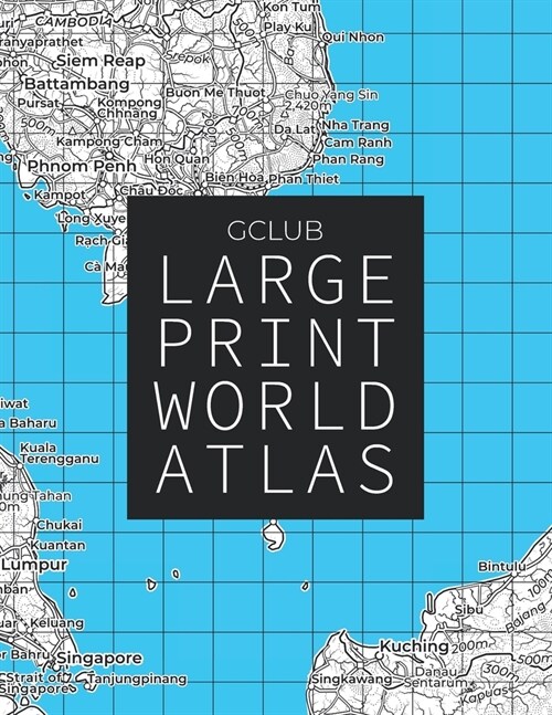 GClub Large Print World Atlas (Paperback)