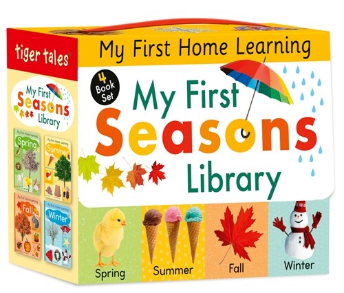 My First Seasons Library 4-Book Boxed Set: Celebrate Spring, Summer, Fall, and Winter! (Hardcover)