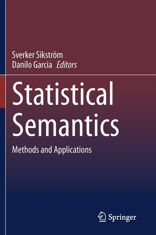 Statistical Semantics: Methods and Applications (Paperback, 2020)