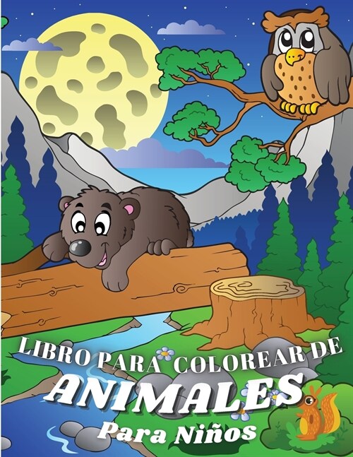 Libro para Colorear de Animales para Ni?s: Animales Divertidos para Colorear para Ni?s y Ni?s Libro de Actividades para Ni?s Peque?s y Ni?s de 2 (Paperback)