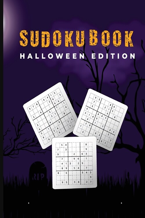 Sudoku Book: Hard Sudoku Book Halloween Edition (Paperback)