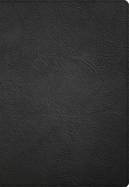 NASB Super Giant Print Reference Bible, Black Genuine Leather (Leather)