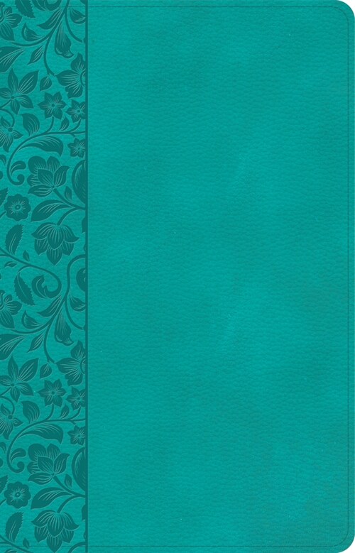 NASB Large Print Personal Size Reference Bible, Teal Leathertouch (Imitation Leather)