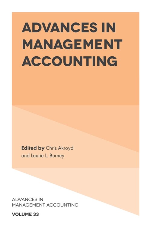 Advances in Management Accounting (Hardcover)