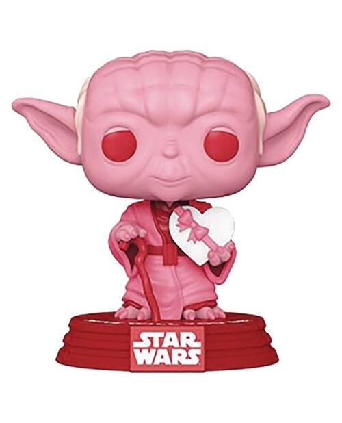 Pop Star Wars Valentines Yoda with Heart Vinyl Figure (Other)