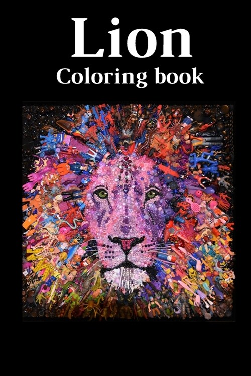 Lion Coloring Book For Adults: : Jungle Animals Coloring fun And Awesome Facts, Stress relieving and More ... (Paperback)