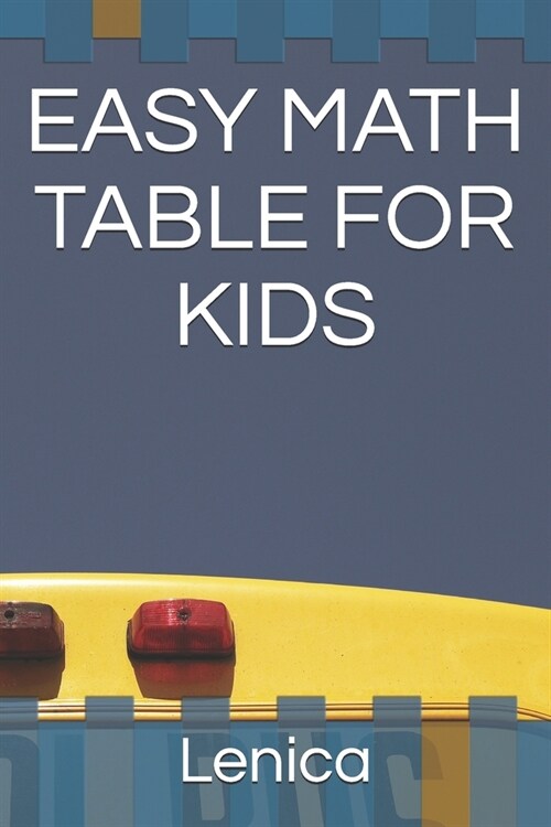 Easy Math Table for Kids (Paperback)
