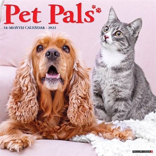 Pet Pals 2022 Wall Calendar, Cats and Dogs (Wall)