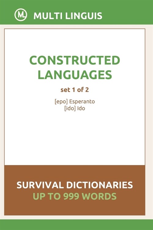 Constructed Languages Survival Dictionaries (Set 1 of 2) (Paperback)