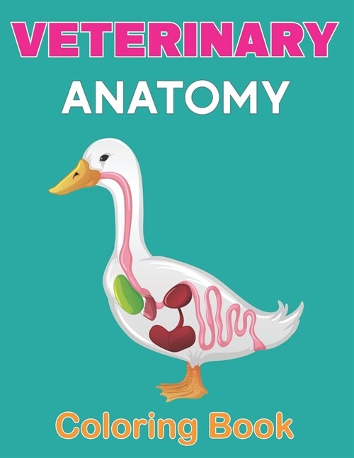Veterinary Anatomy Coloring Book: A Anatomy Magnificent Learning Structure for Students & Even Adults (Paperback)