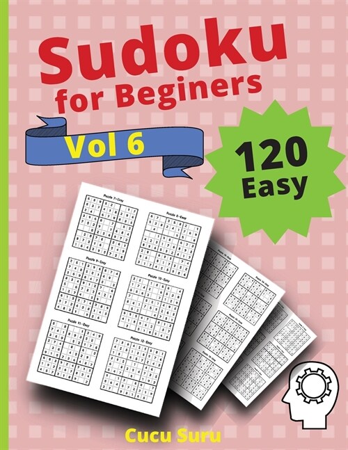 120 Easy Sudoku for Beginners Vol 6: Challenge Sudoku Puzzle Book (Paperback)