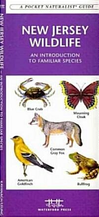 New Jersey Wildlife: A Folding Pocket Guide to Familiar Animals (Hardcover)