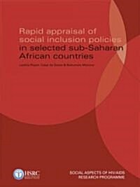 Rapid Appraisal of Social Inclusion Policies in Selected Sub-Saharan African Countries (Paperback)