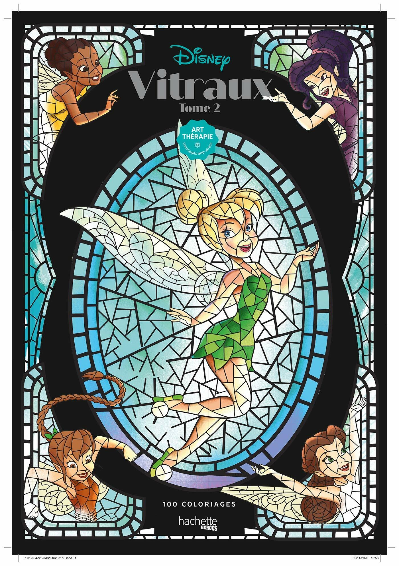 Coloriages Disney Vitraux Tome 2 (Hardcover)