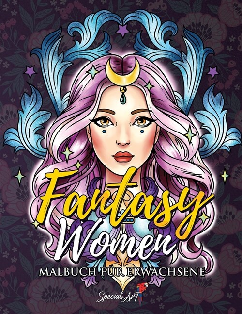 Fantasy Women - Malbuch für Erwachsene (Paperback)