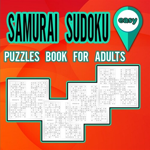 Samurai Sudoku Puzzles Book for Adults Easy: Puzzles Book to Shape your brain / Activity book for adults / Easy Samurai Sudoku Puzzles (Paperback)