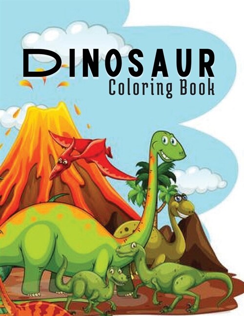 Dinosaur Coloring Book for Kids: Great Gift for Boys & Girls (Paperback)