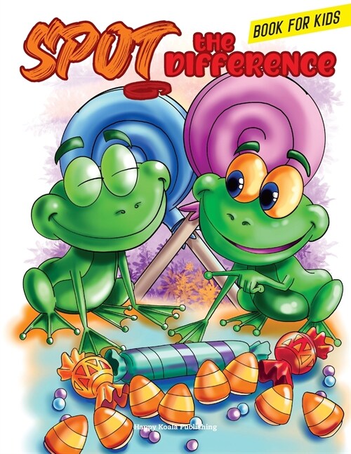 Spot the Difference Book for Kids: Have Fun looking for 10 differences in each of these 67 Amazing and Charming illustrations! (Paperback)