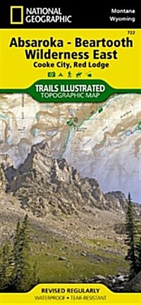 Absaroka-Beartooth Wilderness East Map [Cooke City, Red Lodge] (Folded, 2019)