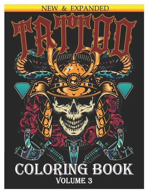 Tattoo Coloring Book: An Adult Coloring Book with Awesome and Relaxing Beautiful Modern Tattoo Designs for Men and Women 25 Coloring Pages V (Paperback)