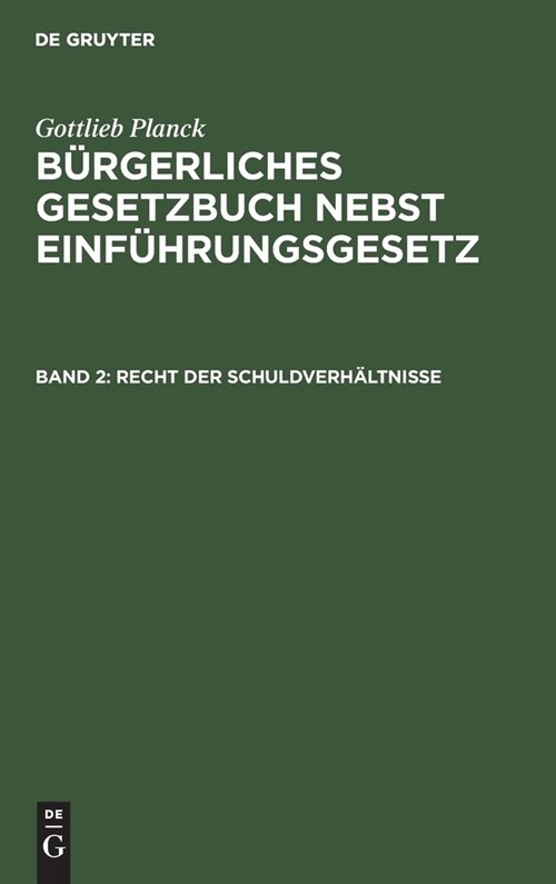 Recht Der Schuldverh?tnisse (Hardcover, 3, 3., Verm. Und V)