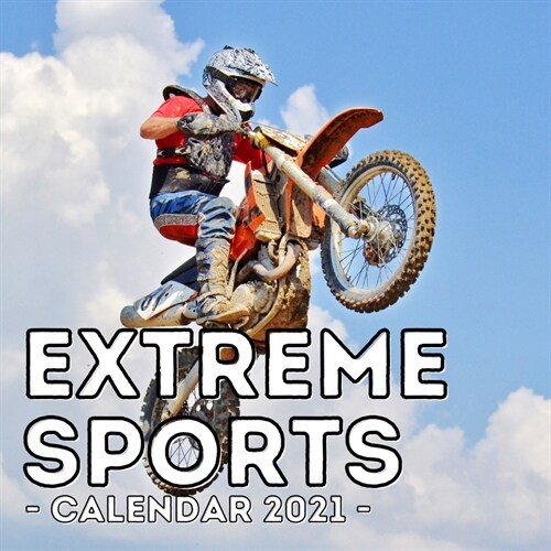 알라딘 Extreme Sports Calendar 2021 16Month Calendar, Cute Gift Idea