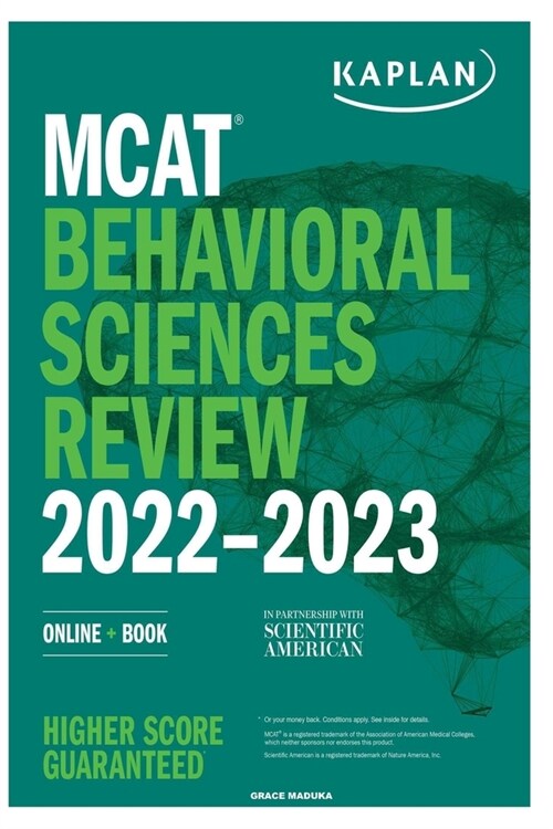 MCAT 2022-2023: Behavioural Sciences Review (Paperback)