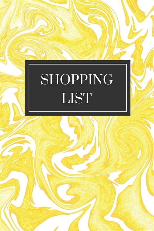 Shopping List: 6X9 100 Page Template Shopping List/Grocery Shopping List/Retail Shopping List/Trip Shopping List (Paperback)