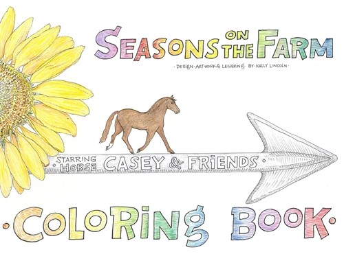 Seasons on the Farm Coloring Book Starring Casey and Friends (Paperback)